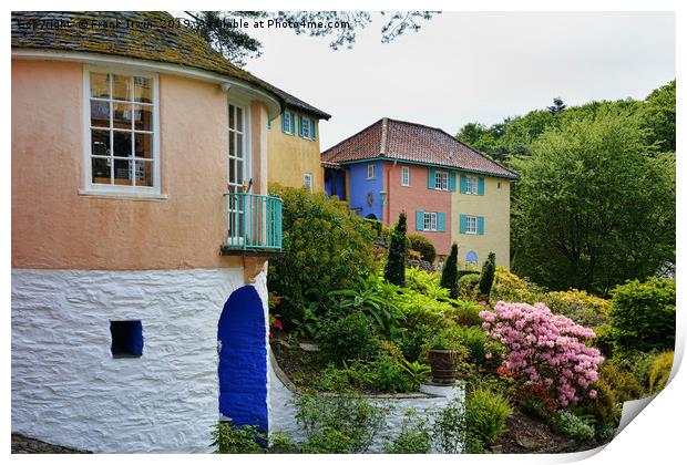Typical architecture at Portmeirion Print by Frank Irwin