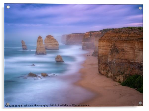 Sunrise at the 12 Apostles, Great Ocean Road Acrylic by Black Key Photography