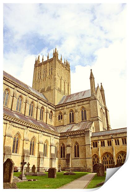 Wells Cathedral Print by kelly Draper