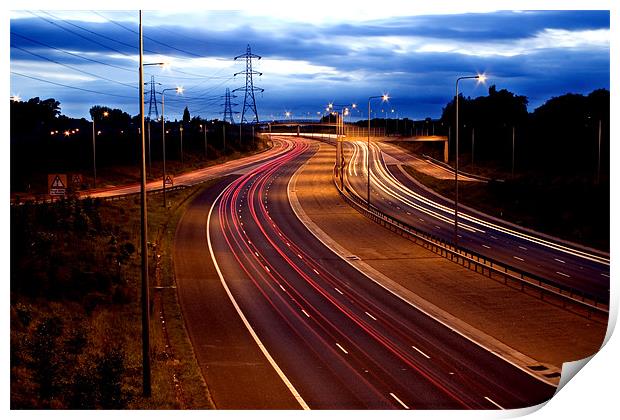 M60 Sunset Timelapse Print by Ben Gordon