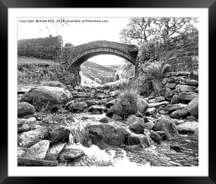 Close Gate bridge, Easter Gate, Marsden Framed Mounted Print by Brett Ellis