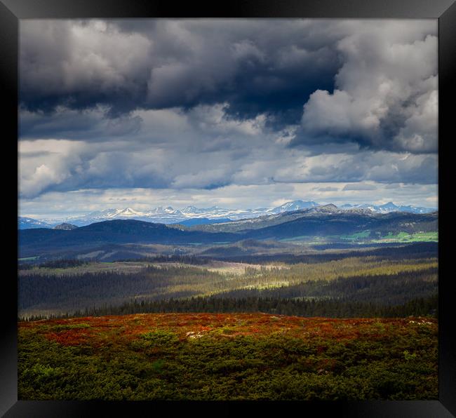 Rondane National Park Norway Framed Print by Hamperium Photography