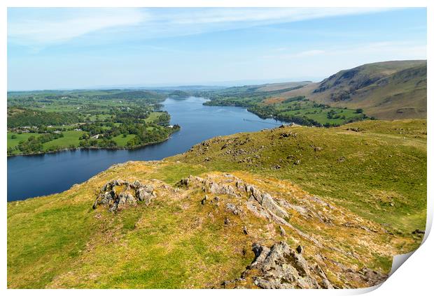 Hallin Fell Cumbria Print by CHRIS BARNARD