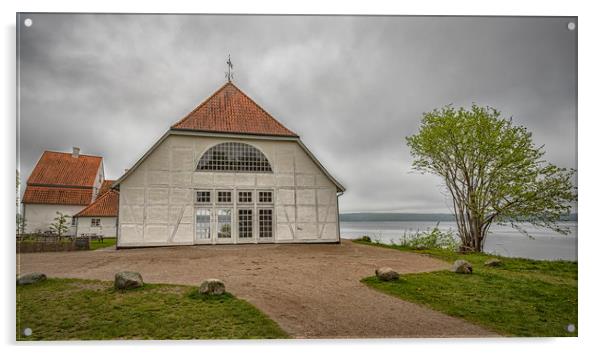 Fredensborg Palace Boathouse Acrylic by Antony McAulay