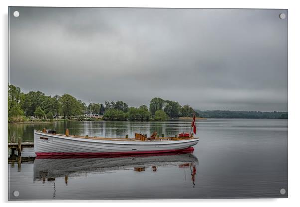 Fredensborg Palace Parkland Lake Acrylic by Antony McAulay