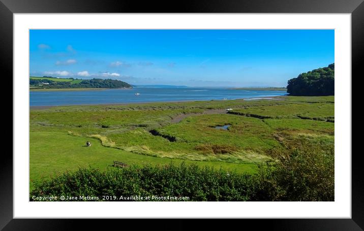 Laugharne  Framed Mounted Print by Jane Metters