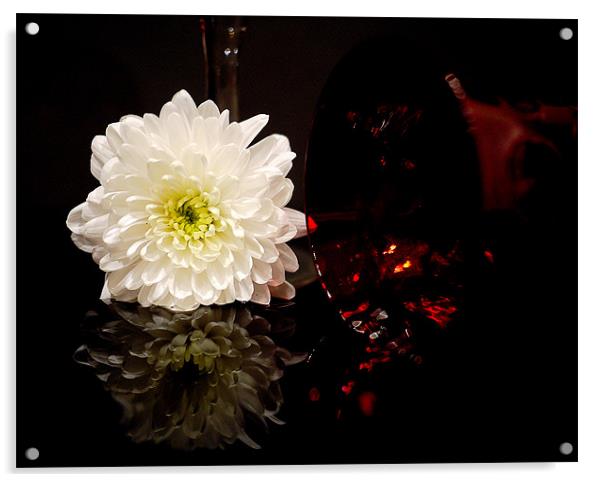 Flower Spillage Acrylic by Louise Godwin