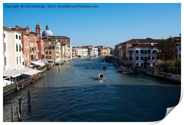 Enchanting Views of Venice Print by John Hastings