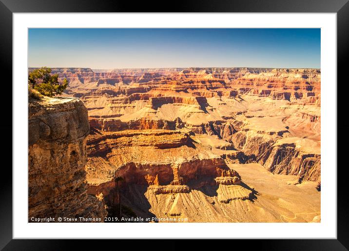 The Long View - Grand Canyon Framed Mounted Print by Steve Thomson