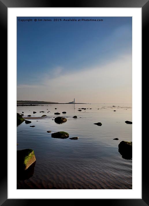 A quiet start to the day. Framed Mounted Print by Jim Jones