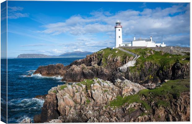 Fanad Head lighthouse Canvas Print by Andrew Michael