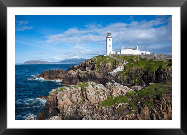 Fanad Head lighthouse Framed Mounted Print by Andrew Michael