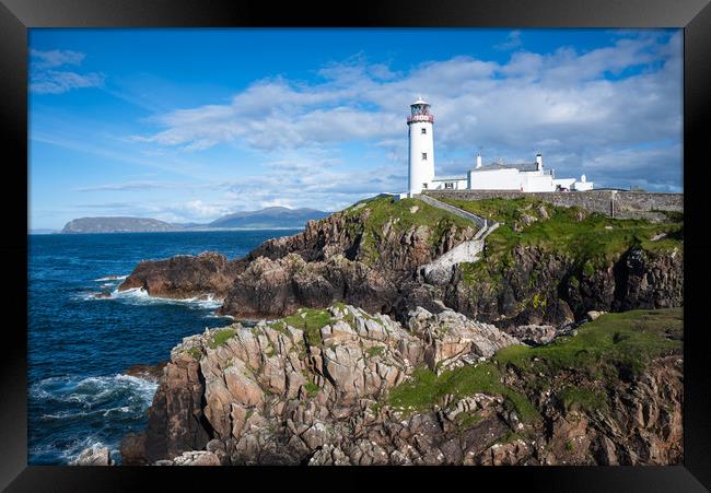Fanad Head lighthouse Framed Print by Andrew Michael