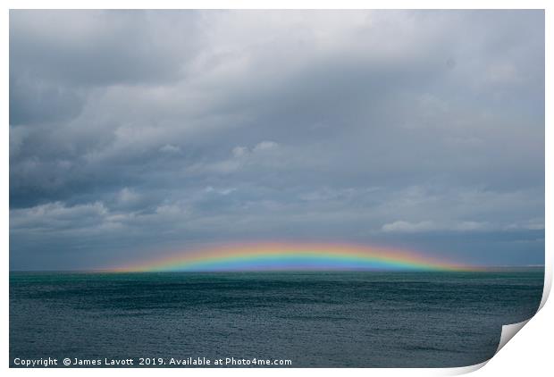 Anglesey Rainbow - 02 Print by James Lavott