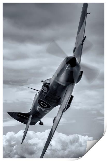 BBMF Spitfire Print by Jason Green