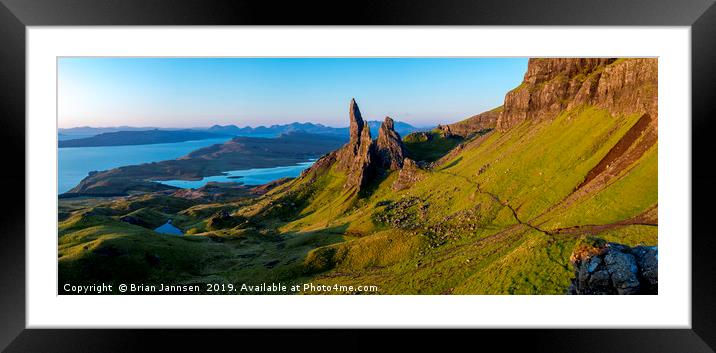 Old Man of Storr Framed Mounted Print by Brian Jannsen