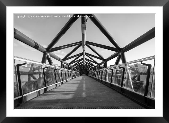 Deansgate/Castlefield Bridge Manchester Framed Mounted Print by Katie McGuinness
