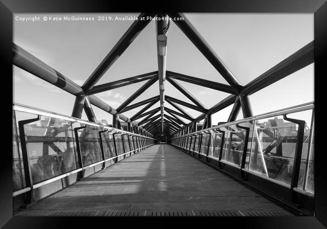 Deansgate/Castlefield Bridge Manchester Framed Print by Katie McGuinness