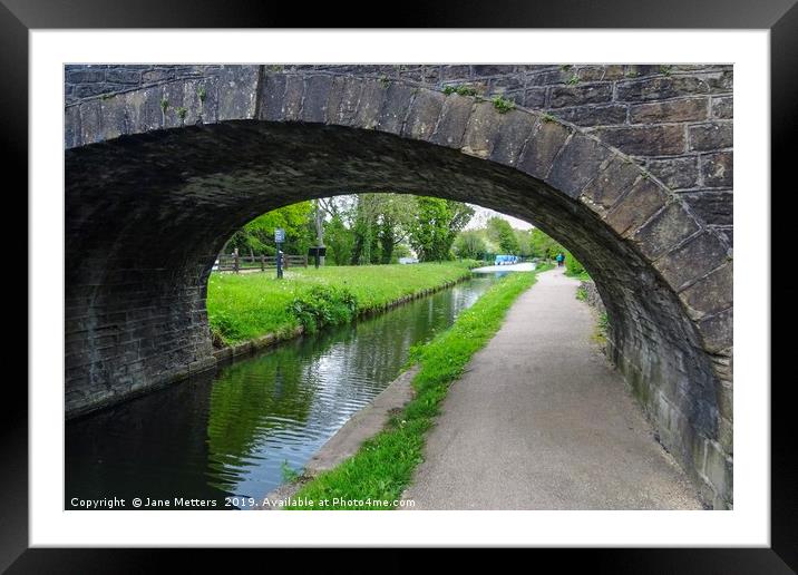 Under the Bridge Framed Mounted Print by Jane Metters