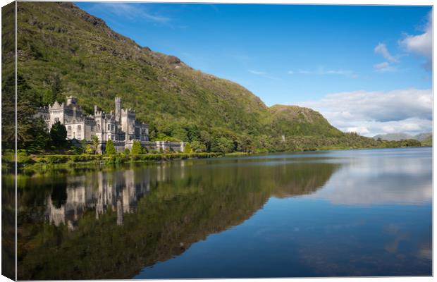 Kylemore Abbey Canvas Print by Andrew Michael