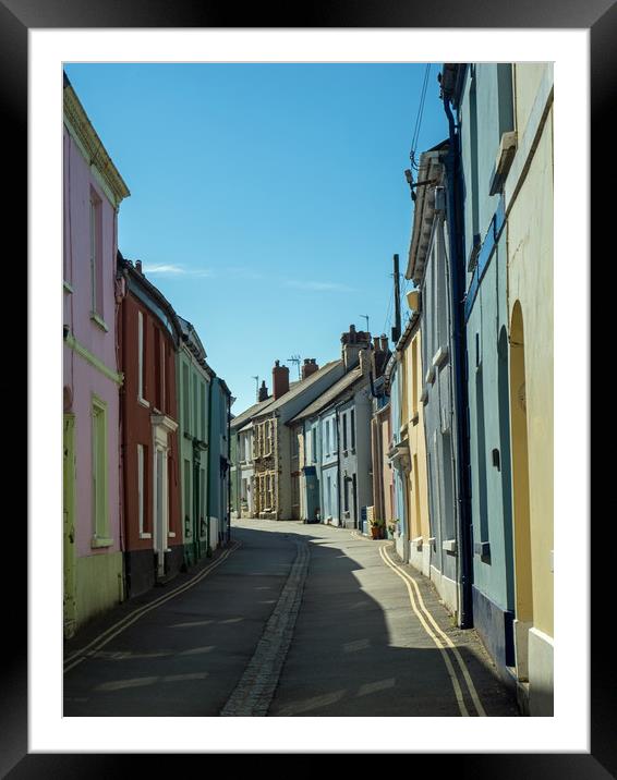 The historic town of Appledore in North Devon Framed Mounted Print by Tony Twyman