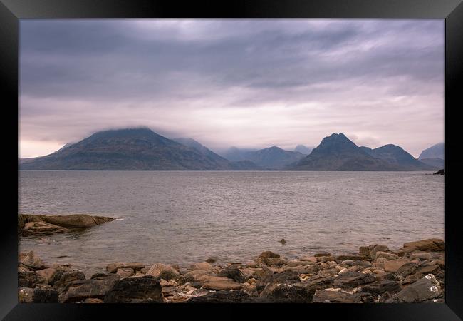 The Black Cuillins Framed Print by Nick Rowland