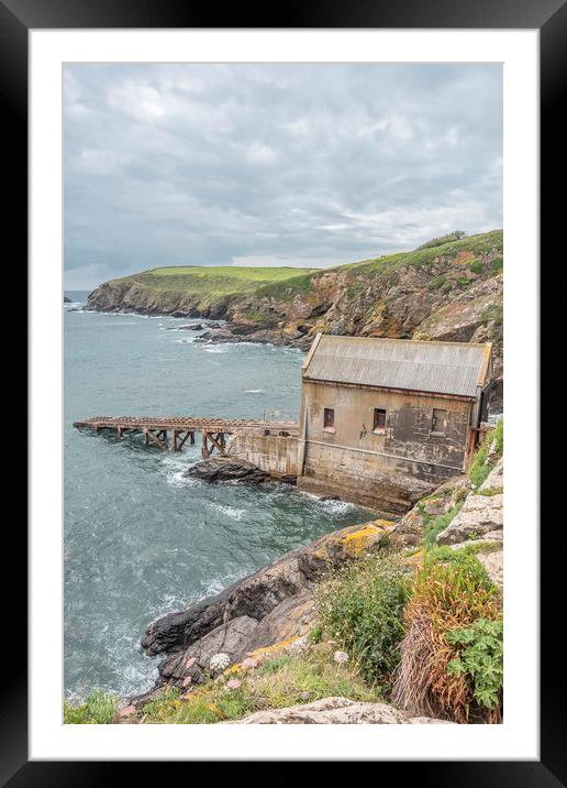 Lizard Point Lifeboat Station Framed Mounted Print by Graham Custance