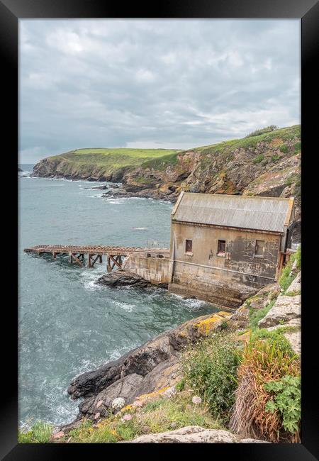 Lizard Point Lifeboat Station Framed Print by Graham Custance
