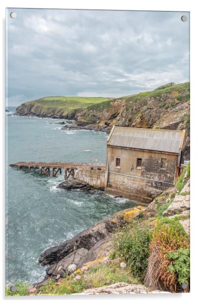 Lizard Point Lifeboat Station Acrylic by Graham Custance