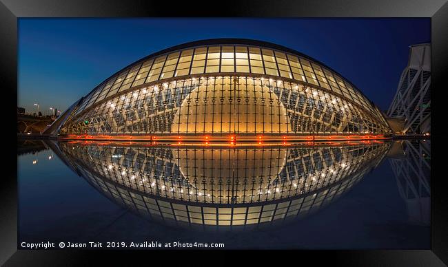 The Eye of Valencia Framed Print by Jason Tait