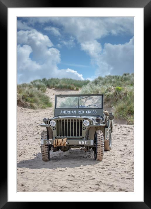 Willys MB Jeep Framed Mounted Print by Images of Devon