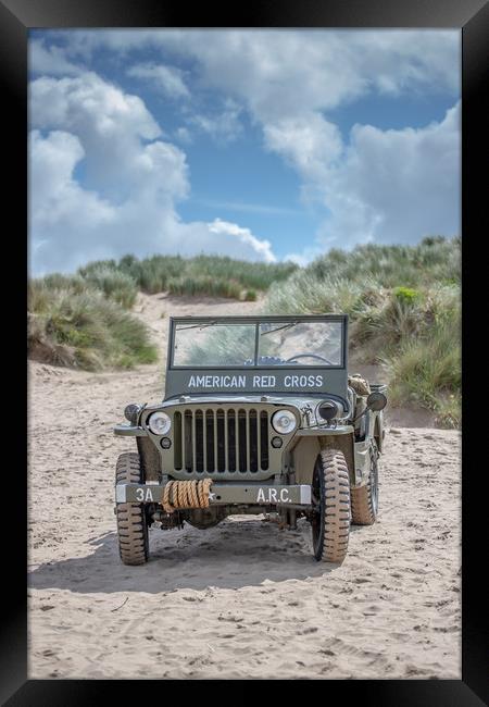 Willys MB Jeep Framed Print by Images of Devon