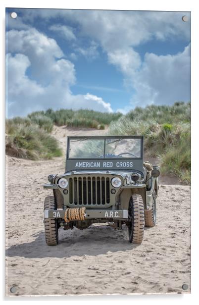 Willys MB Jeep Acrylic by Images of Devon