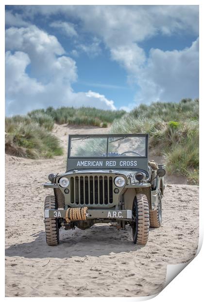 Willys MB Jeep Print by Images of Devon