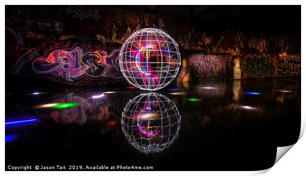 Orb Reflections Print by Jason Tait