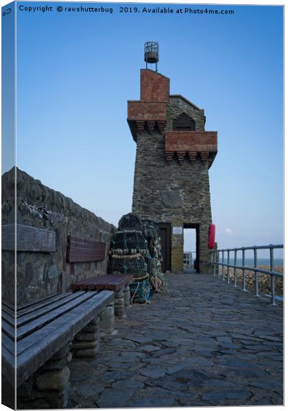 Rhenish Tower At The Lynmouth Pier  Canvas Print by rawshutterbug 