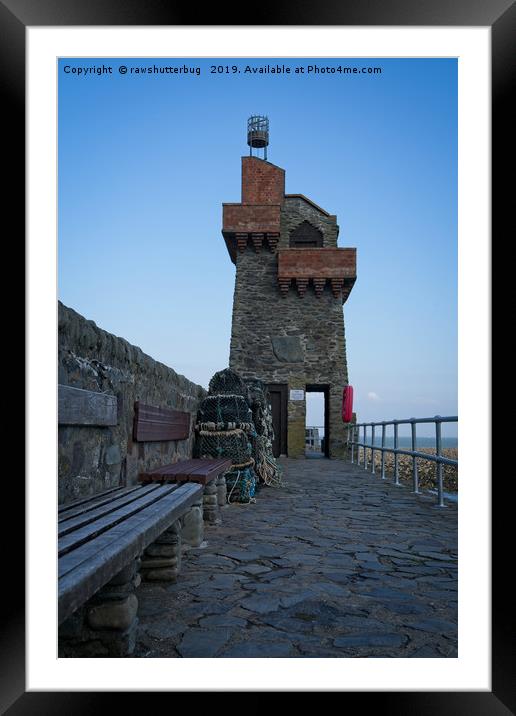 Rhenish Tower At The Lynmouth Pier  Framed Mounted Print by rawshutterbug 