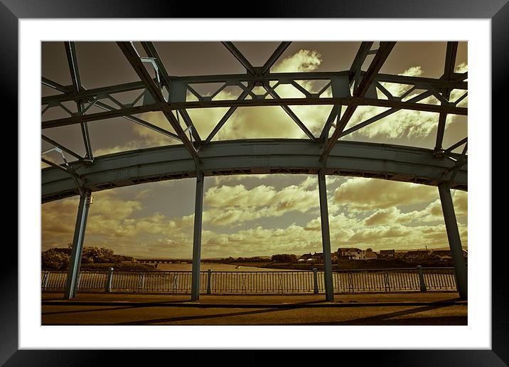 A bridge with a view Framed Mounted Print by S Fierros