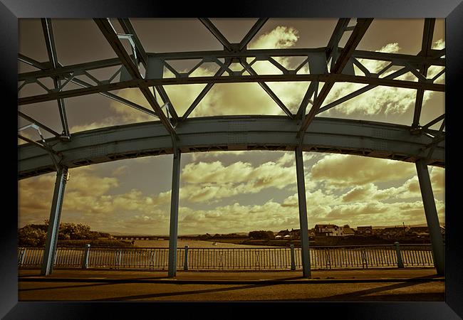 A bridge with a view Framed Print by S Fierros