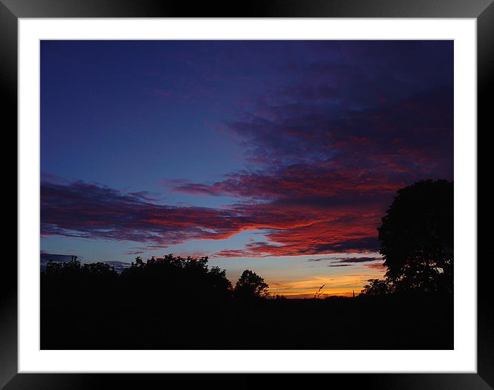 Sunset Over Headingley Framed Mounted Print by Ben Gordon