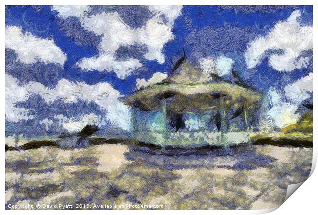 Bandstand Van Gogh  Print by David Pyatt