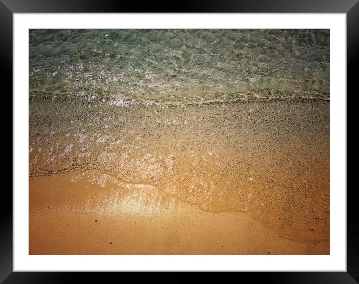 Transparent water of lake   Framed Mounted Print by Larisa Siverina