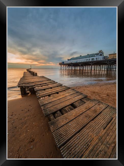 Jetty's & Piers Framed Print by Peter Anthony Rollings