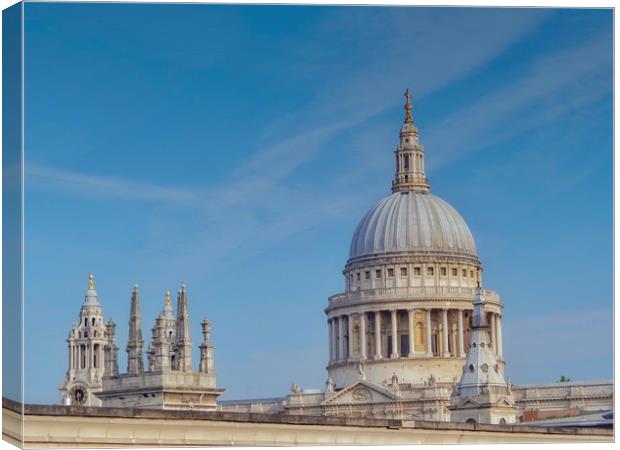 St Pauls Cathedral  Canvas Print by Victor Burnside