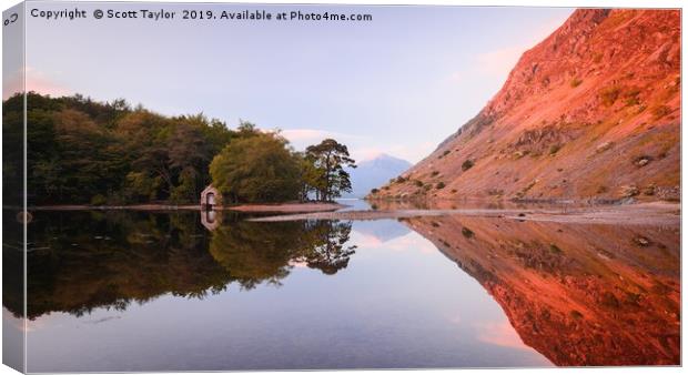 Wastwater, Western Lakes  Canvas Print by Scott Taylor