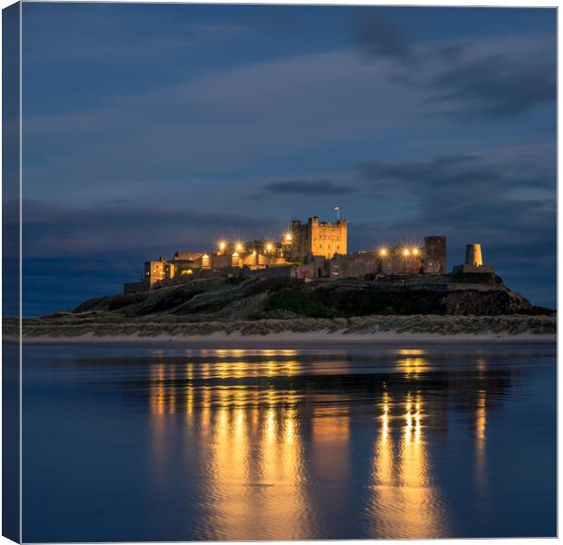 A peach of a Castle Canvas Print by Naylor's Photography