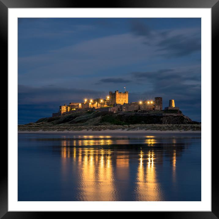 A peach of a Castle Framed Mounted Print by Naylor's Photography