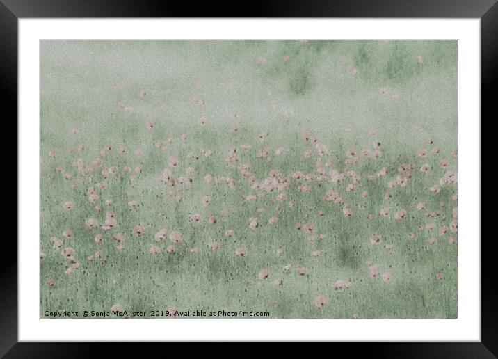 Poppies II Framed Mounted Print by Sonja McAlister