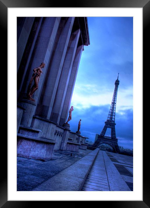 Eiffel Tower, Palais De Chaillot Framed Mounted Print by Toon Photography