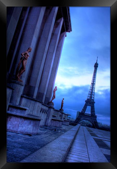 Eiffel Tower, Palais De Chaillot Framed Print by Toon Photography